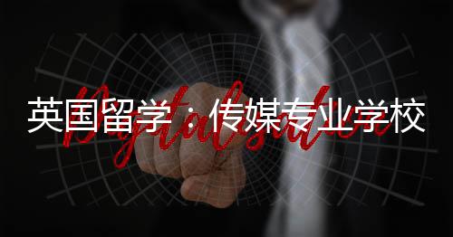 媒专校推英国业学留学传荐